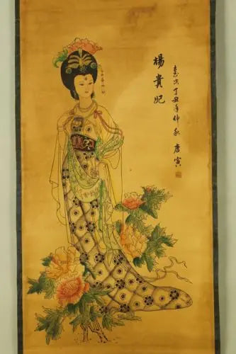 Arte de pared Belle china – Exquisito pergamino decorativo de belleza