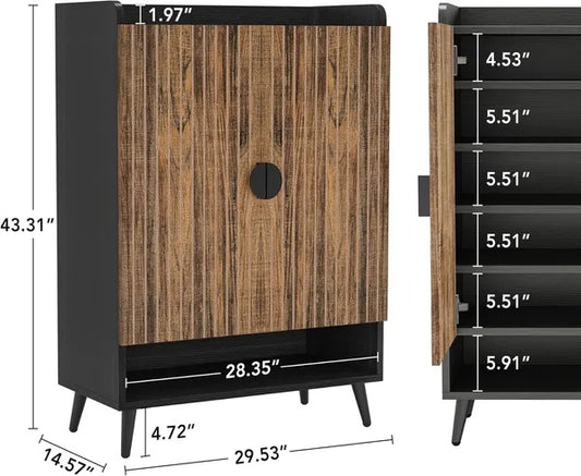 Sturdy Asian Style Shoe Cabinet