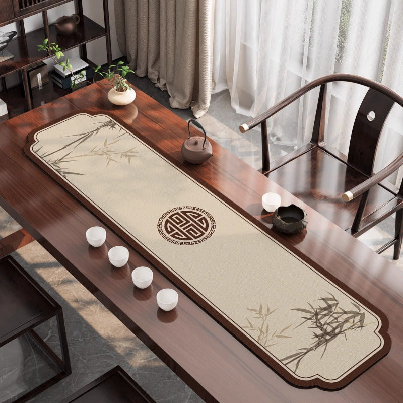 Chinese Style Cloth Absorbent Tea Table Runner