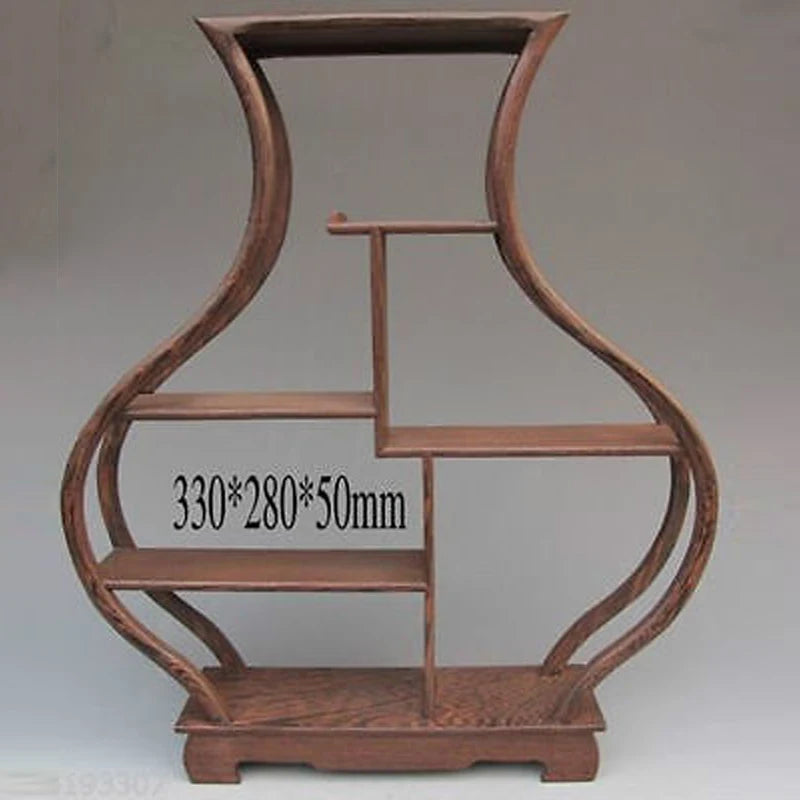 Pretty wood Stand /SHELF For Netsuke / Snuff Bottles Or Curios