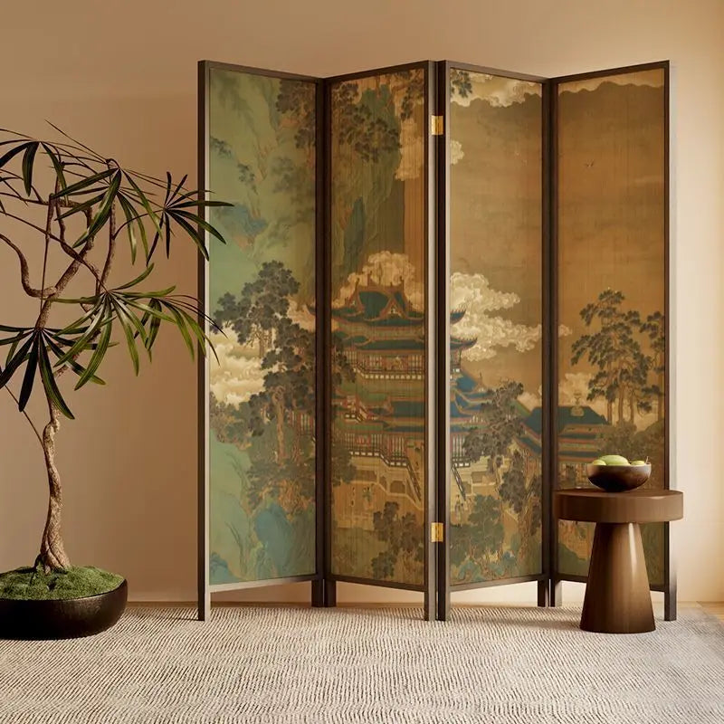 Zen Roon Dividers Chinese Zen Room Divider Screen – Wabi‑Sabi Song‑Style Partition – Far ...