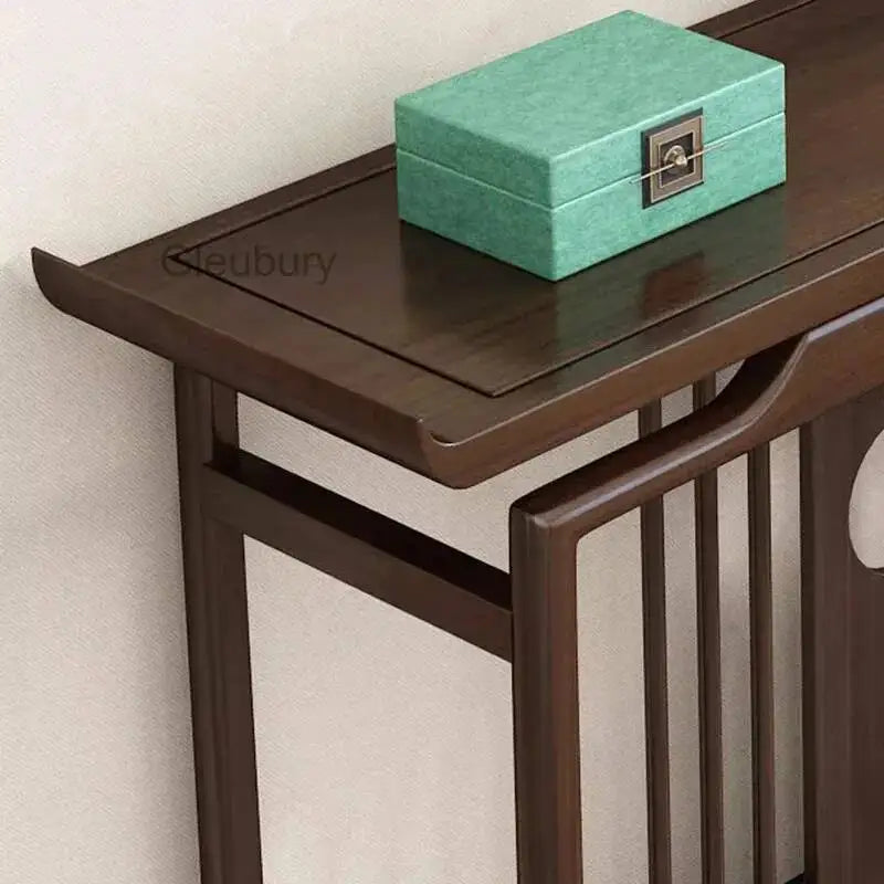 Rustic Chinese Console Table – Traditional Antique-Style Accent Table