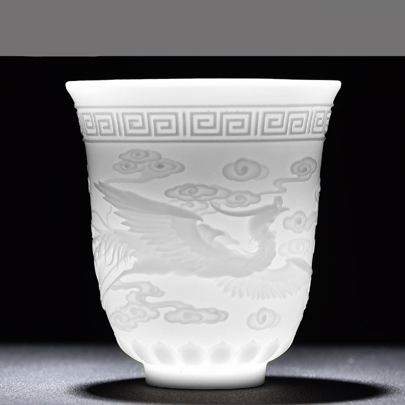 White Chinese Teacup