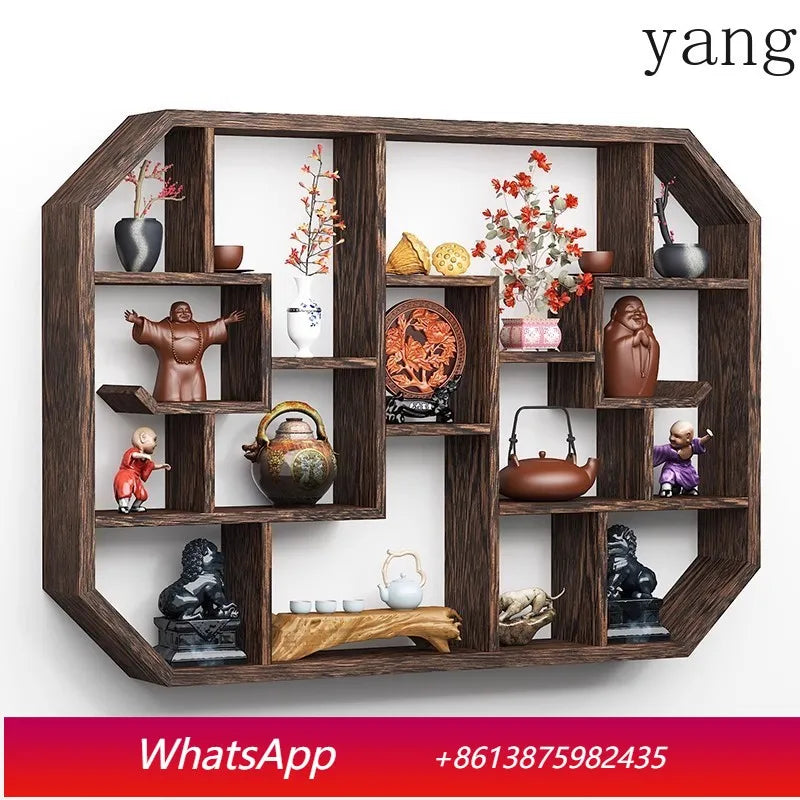 Solid Wood Duobao Bogu Display Shelf | Modern Chinese Curio Etagere