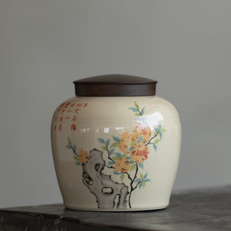 Porcelain Tea Storage Jar