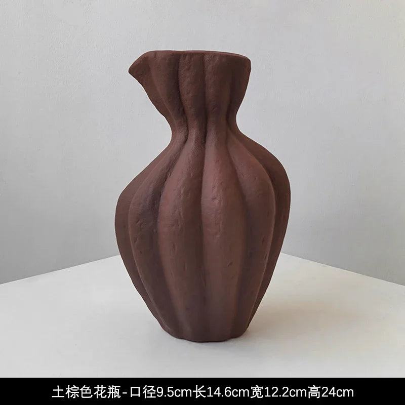 Livetai Wabi-Sabi handgefertigte Keramikvase