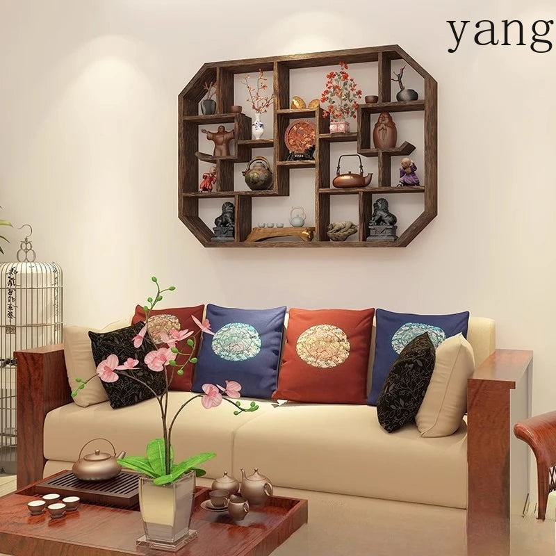 Solid Wood Duobao Bogu Display Shelf | Modern Chinese Curio Etagere
