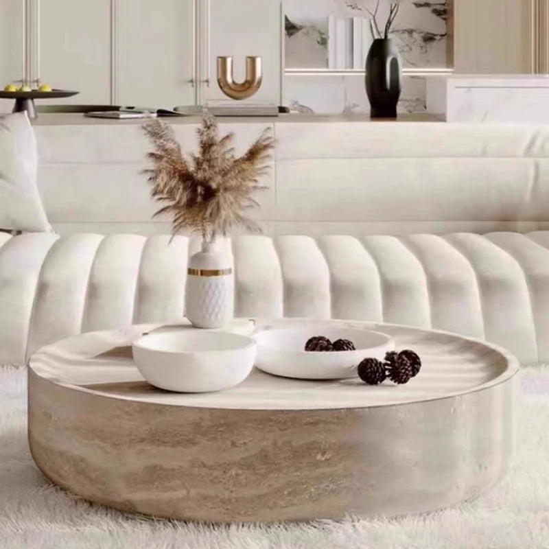 Clear Japanese Industrial Simple Cute Space Saving Coffee Table Unique Mesas Bajas Living Room Furniture Luxury Round Side Table