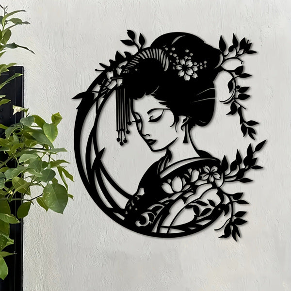 CIFbuy Vintage Japanese Zen Garden Iron Wall Art