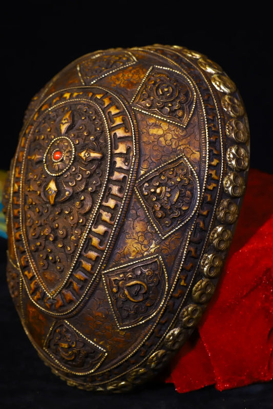 7" Tibetan Gabala Bowl Kapala Cup – Eight Treasures Asian Home Decor