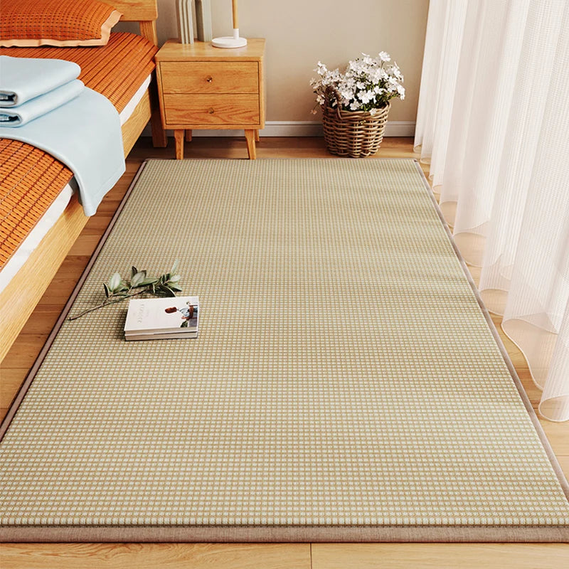 Faltbare japanische Tatami-Rattanmatte – Kühlende Sommer-Bodenmatte