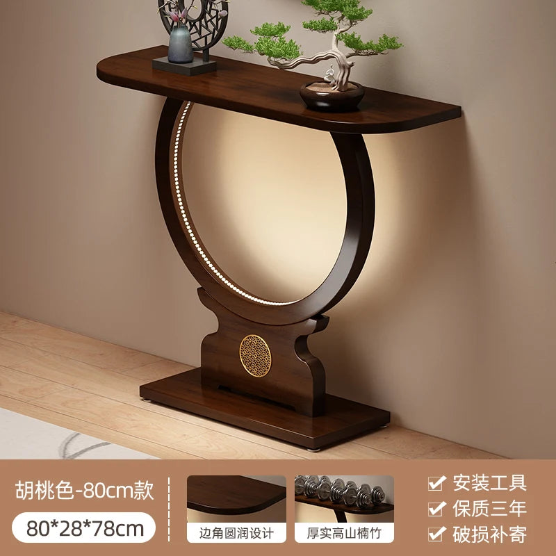 Elegant Vintage Console Table – Narrow Antique-Style Accent Table