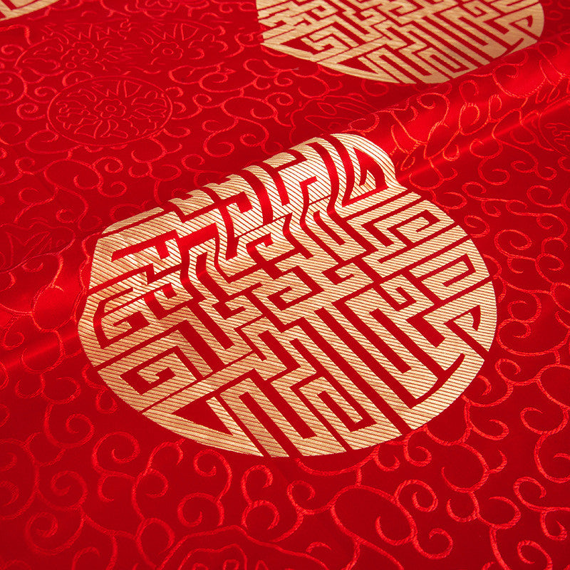 Chinese Jacquard Simulation Silk Fabric