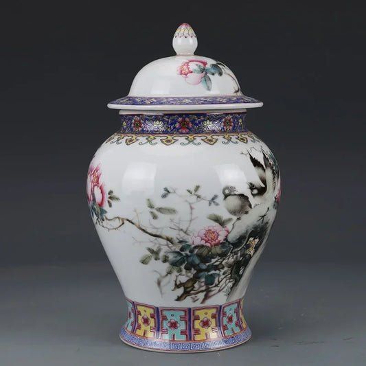 Chinesische Ingwertöpfe im Qing-Stil