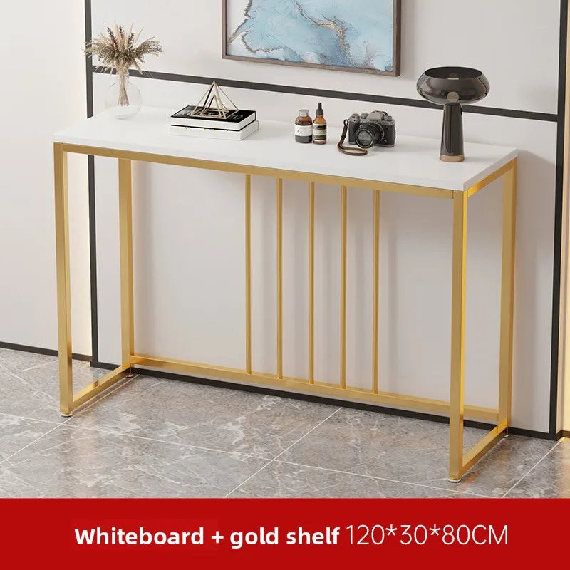 Firm Light luxury entrance table Entry entrance table against the wall side table entrance frame entry door sturdy and durable