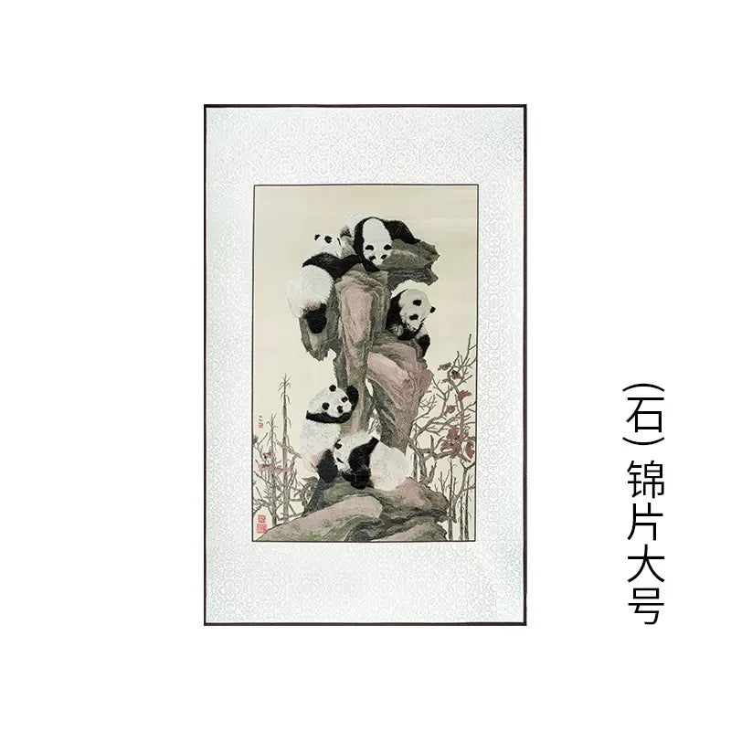 Shu Jiang Jin Yuan Silk Scroll Chinese Style Frame Painting Home Decoration Painting Gift