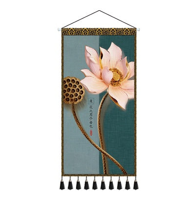 Chinese Style Water Shengcai Large Tapestry