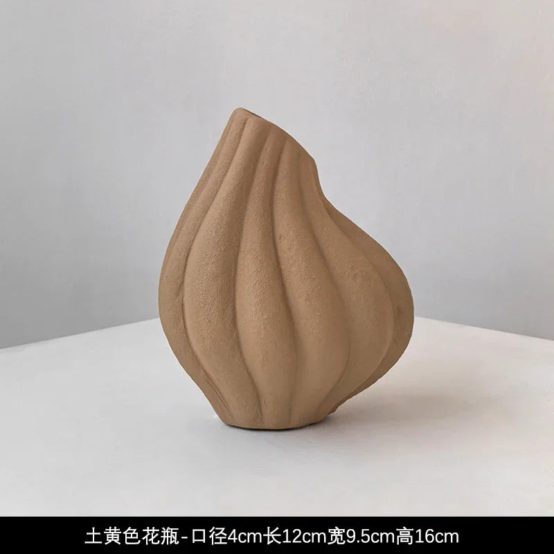 Livetai Wabi-Sabi handgefertigte Keramikvase
