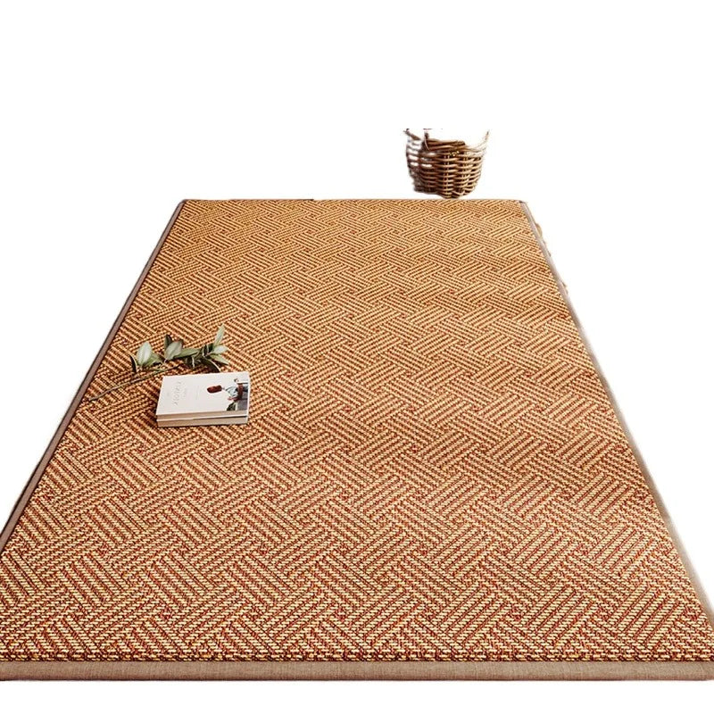 Faltbare japanische Tatami-Rattanmatte – Kühlende Sommer-Bodenmatte
