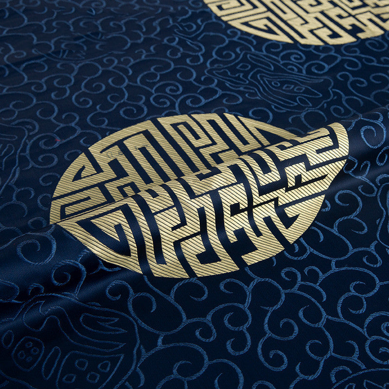 Chinese Jacquard Simulation Silk Fabric