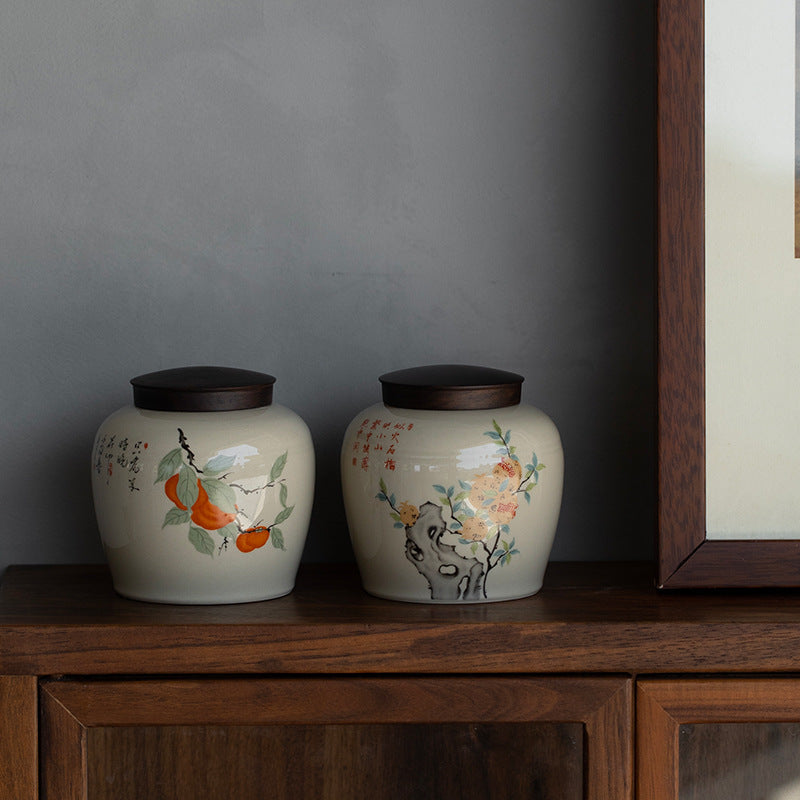 Porcelain Tea Storage Jar
