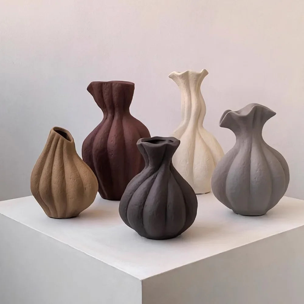 Livetai Wabi-Sabi handgefertigte Keramikvase
