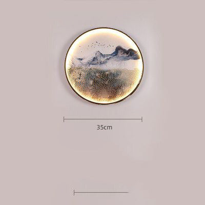 Fashionable Chinese Mural Porch Corridor Lamp