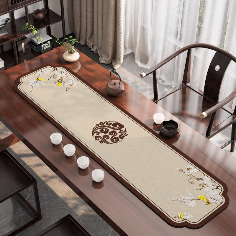 Chinese Style Cloth Absorbent Tea Table Runner