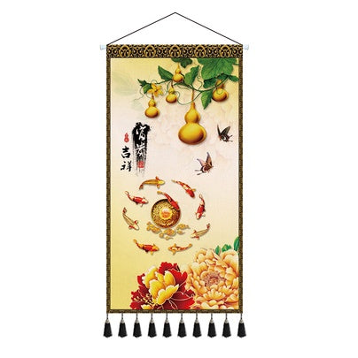 Chinese Style Water Shengcai Large Tapestry