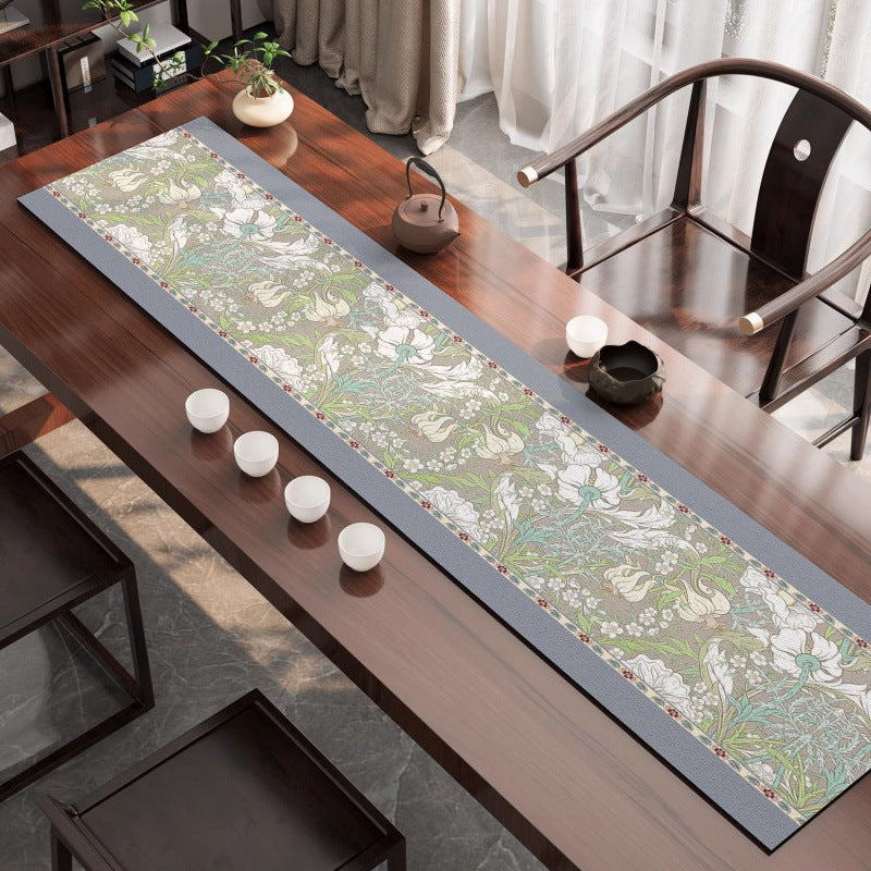 Chinese Style Cloth Absorbent Tea Table Runner