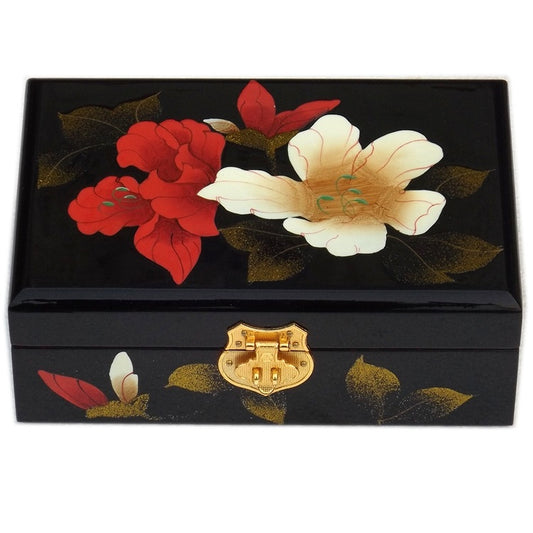 Lock Pingyao Push Light Lacquer Jewelry Box