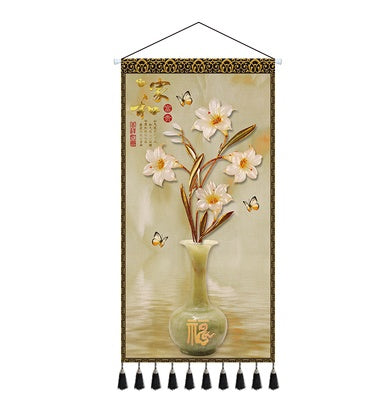 Chinese Style Water Shengcai Large Tapestry