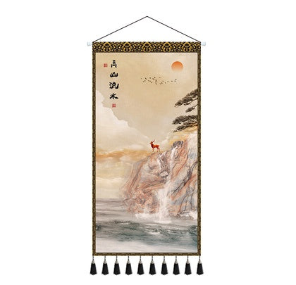 Chinese Style Water Shengcai Large Tapestry