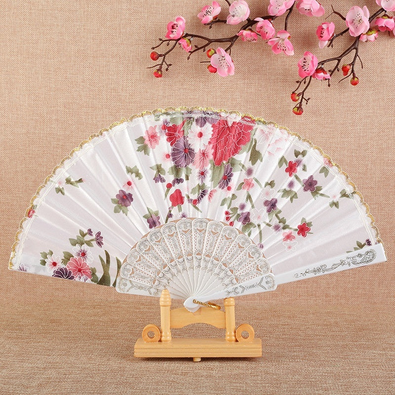 Silk Cloth Phnom Penh Chinese Traditional Dance Fan