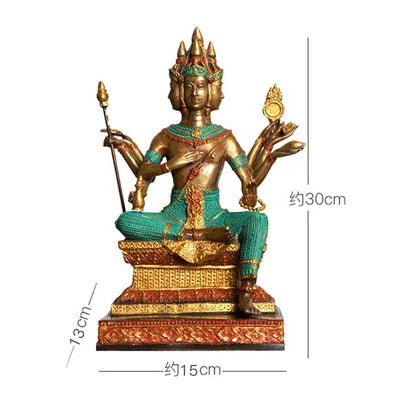 Southeast Asian Style Home Decoration, Sofa Model, Solid Wood Decoration, Living Room Buddha Base, Porch