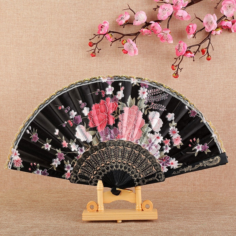 Silk Cloth Phnom Penh Chinese Traditional Dance Fan