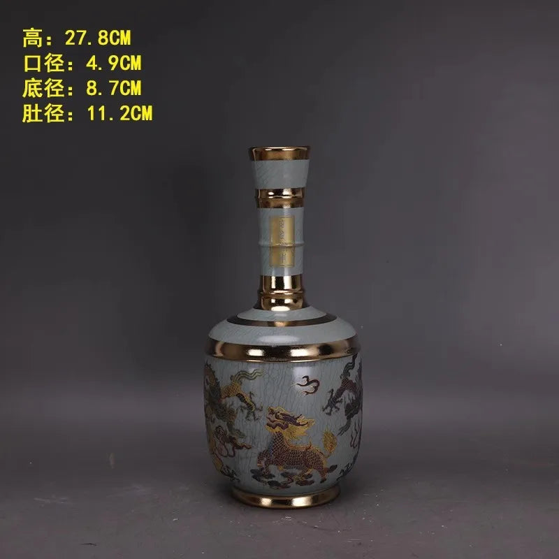 Rare Hand-Painted Antique Song Dynasty Porcelain Vase – Luminescent Collector's Accent