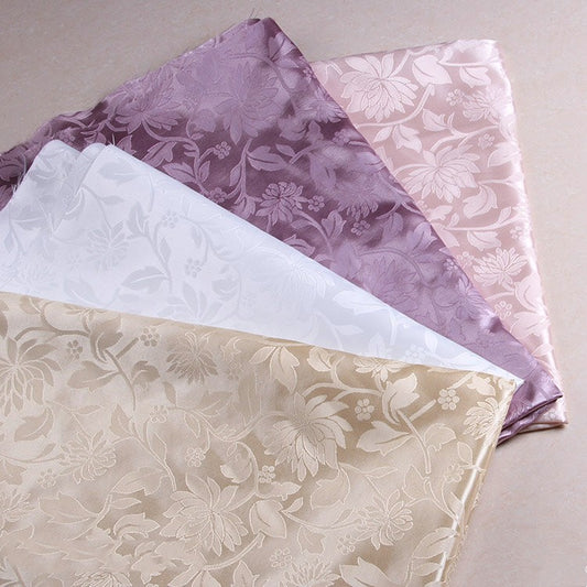 Chinese Style Lotus Design 100Dto75D Woven Fabric