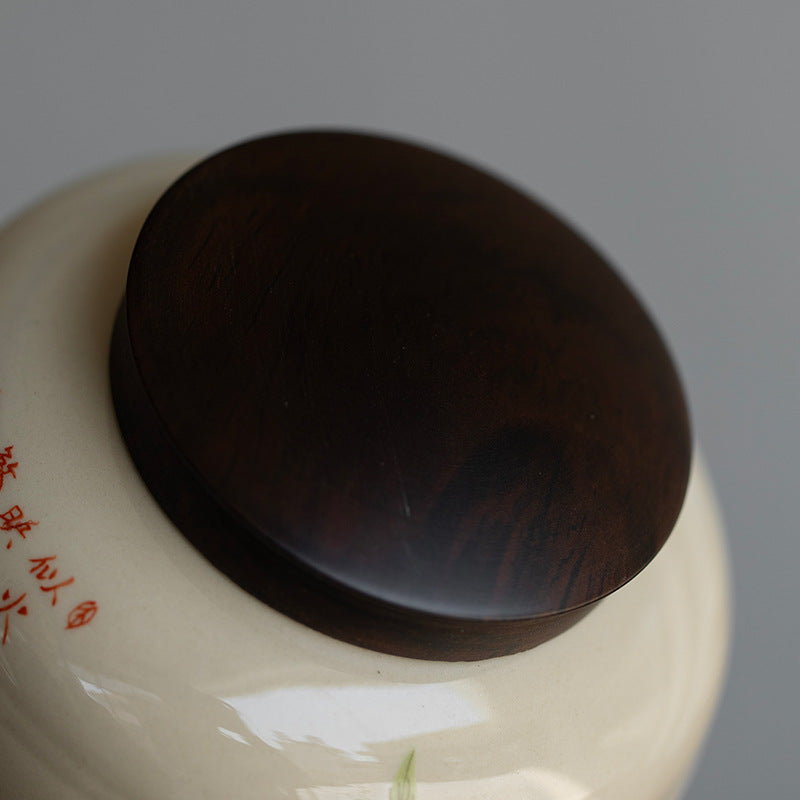 Porcelain Tea Storage Jar