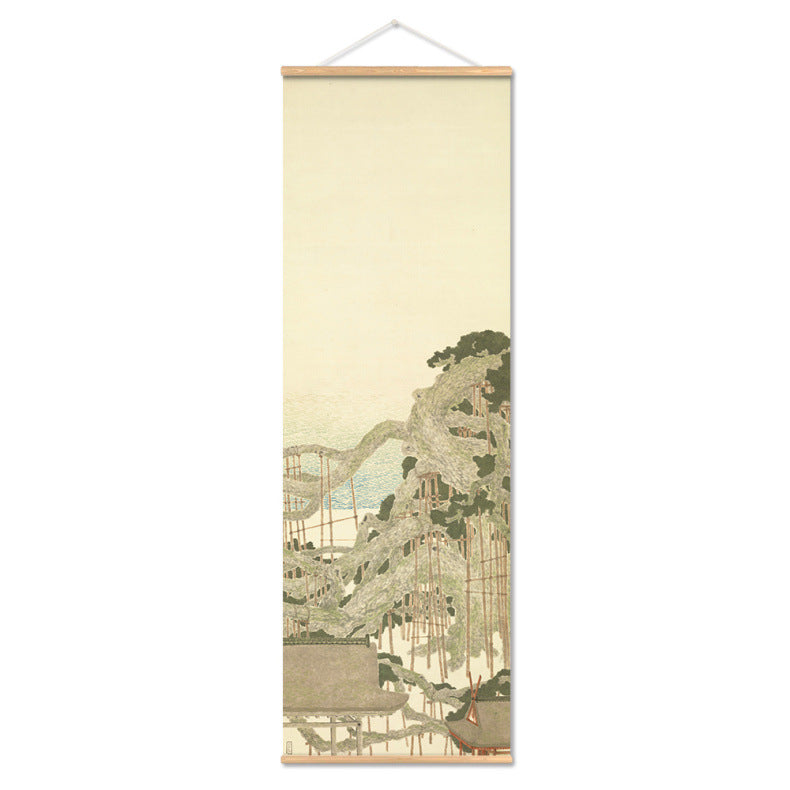 Scroll Paintings of Murals Often Hung In Japanese Food Shops
