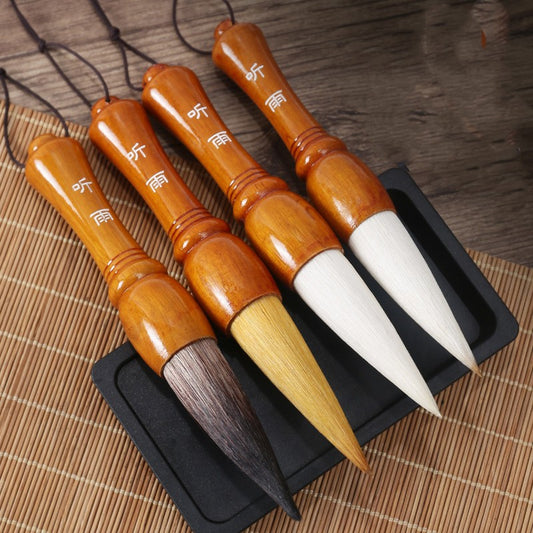 Large Wolf and Sheep Bristle Chinese Calligraphy Brushes