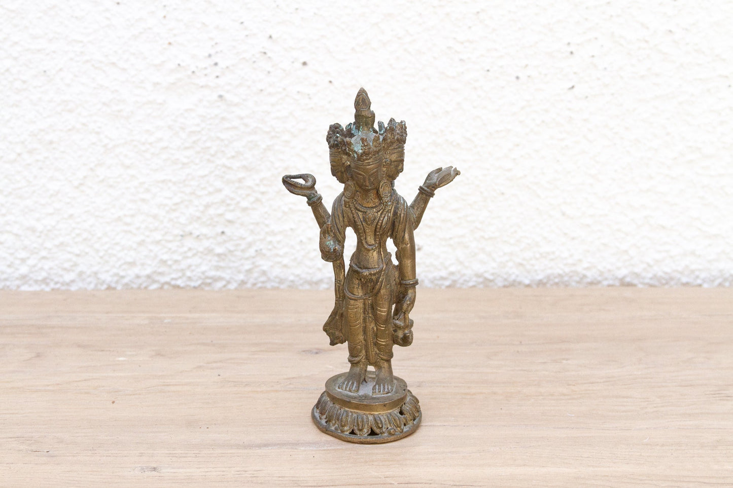 Petite Antique Nepalese Brahma Statue