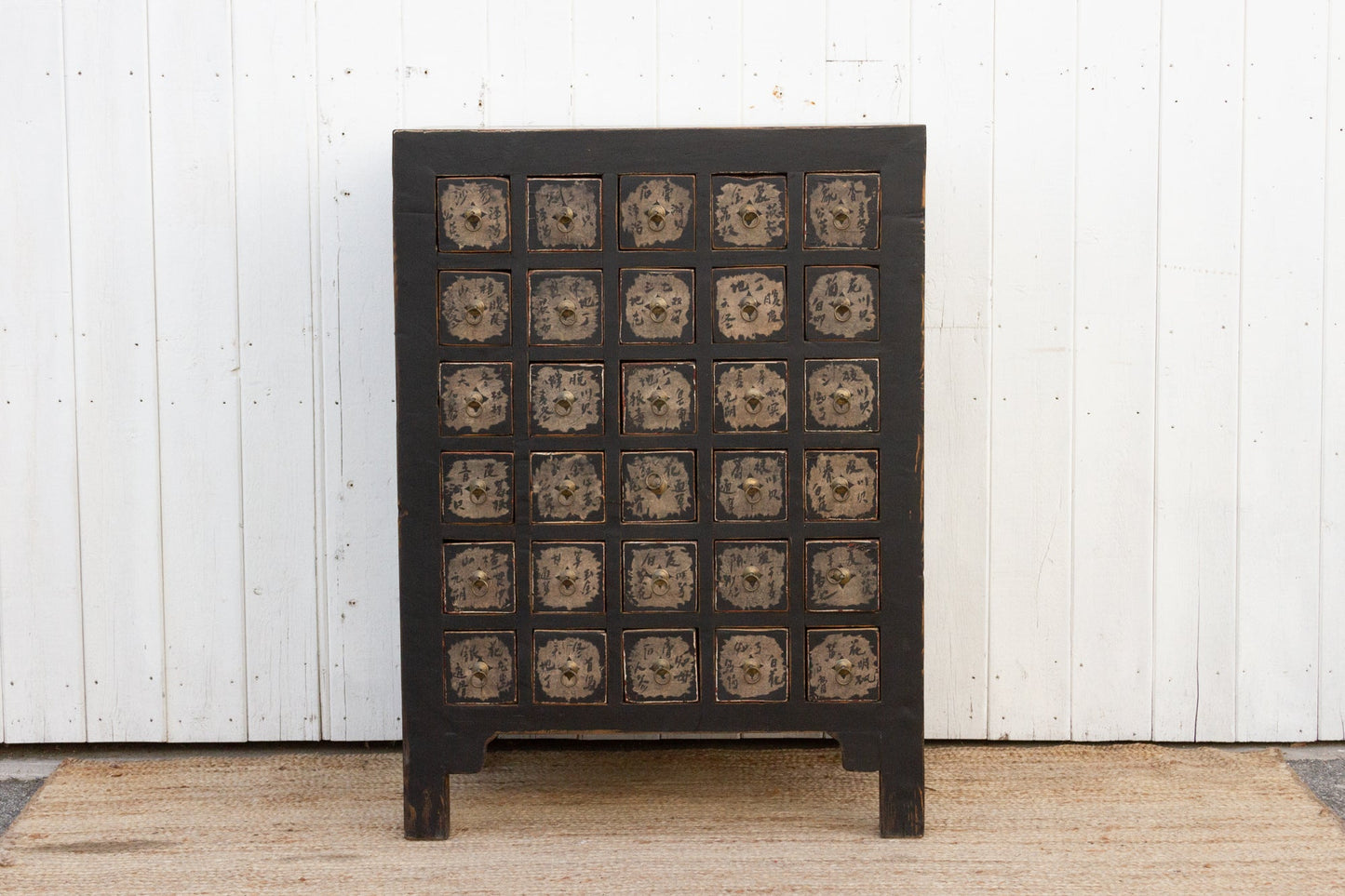 Tall Chinese Apothecary 30 Drawer Dresser