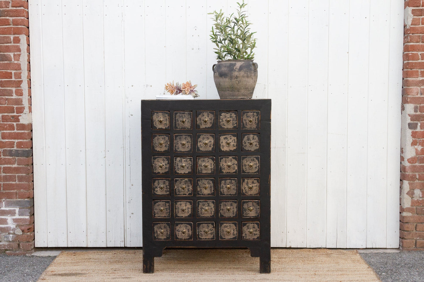 Tall Chinese Apothecary 30 Drawer Dresser