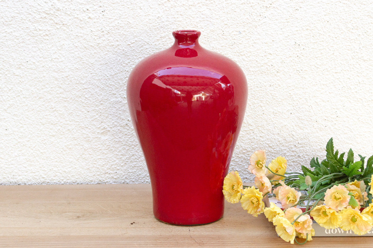 Antique Chinese Oxblood Red Vase