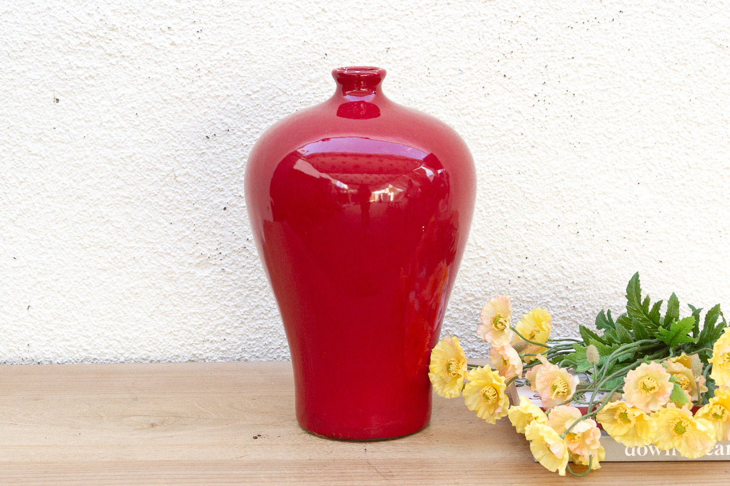 Antique Chinese Oxblood Red Vase