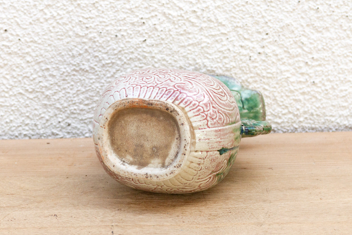 Antique Chinese Dragon Handle Ceremonial Vase