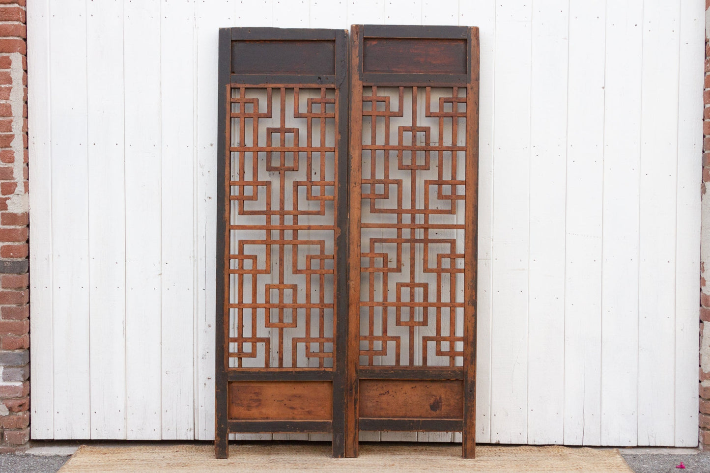 Pair of Antique 18th Century Chinese Door Dividers