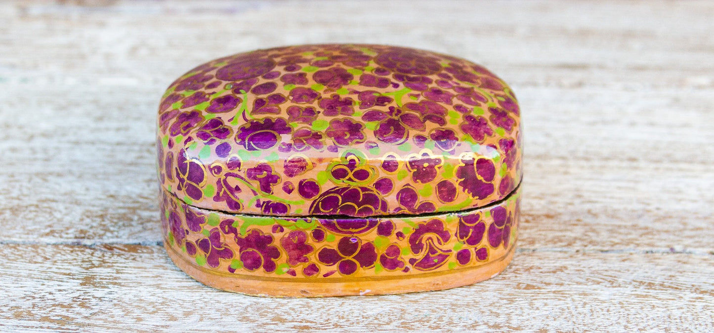 Small Mauve Kashmiri Tikka Box
