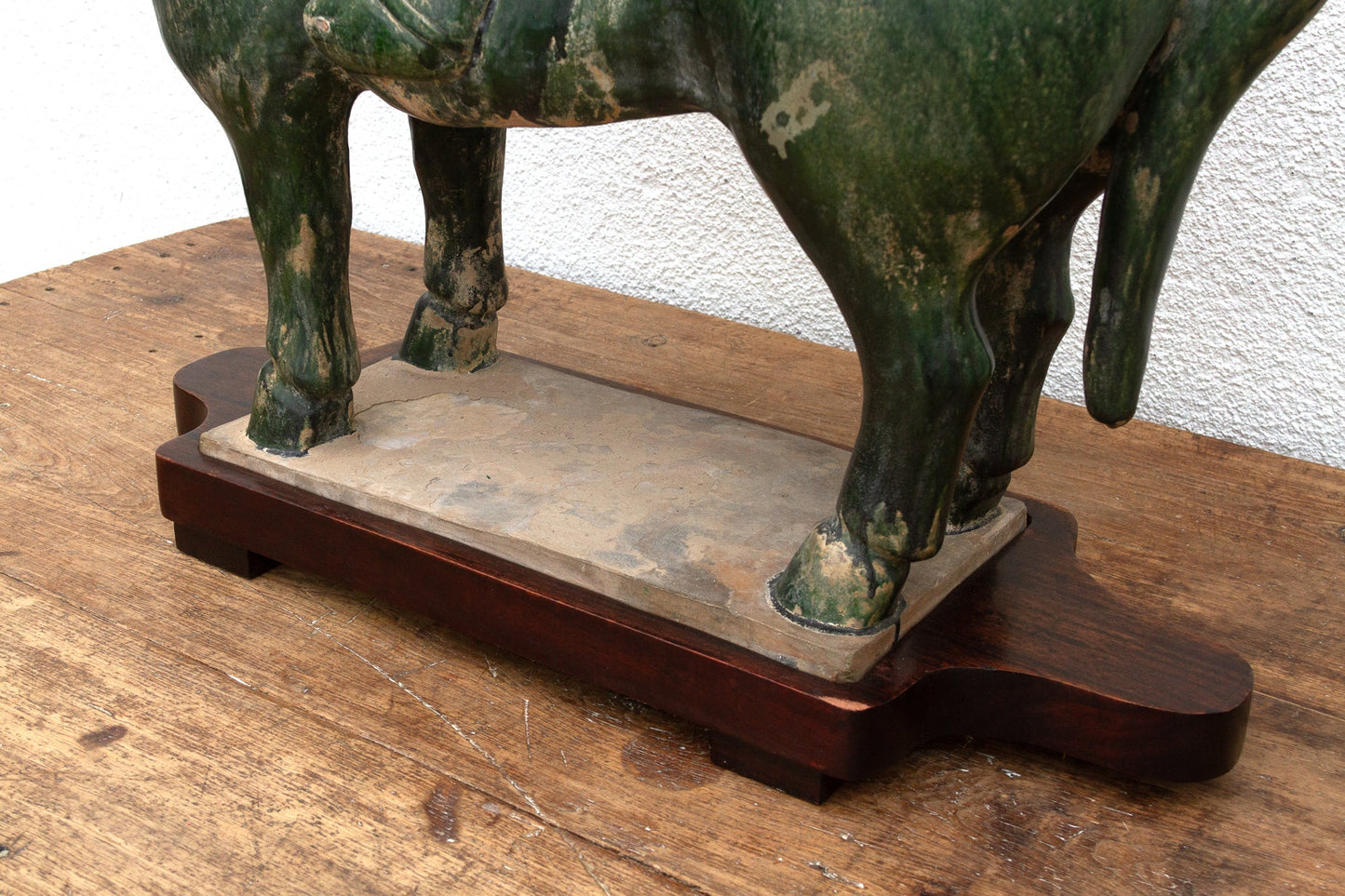 Large Vintage Tang Dynasty Style Horse & Rider